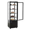 Vitrina refrigerada con puertas curvas - Negra 235 L - Polar - Fourniresto