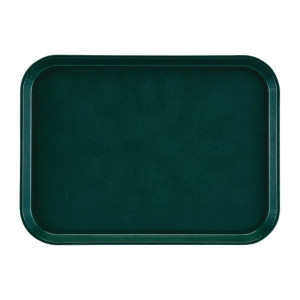 Bandejarectangularantideslizante de fibra de vidrio EpicTread verde 415mm - Cambro - Fourniresto