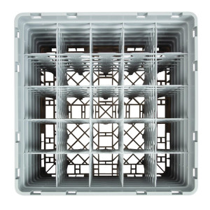 Casillero de vidrio 25 compartimentos Camrack beige - L 500 x L 500mm - Cambro