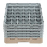 Casillero de vidrio 36 compartimentos Camrack beige - L 500 x P 500mm - Cambro