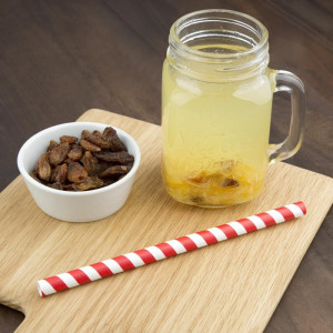 Pajitas para smoothies de papel - Rojo - L 210mm - Paquete de 250 - Fiesta Green