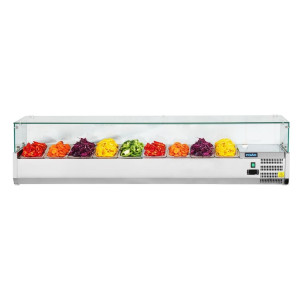 Vitrina refrigerada de ingredientes - 9 recipientes GN 1/3 - Polar - Fourniresto