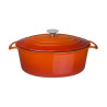 Gran Cacerola Ovalada Naranja - 6L - Vogue