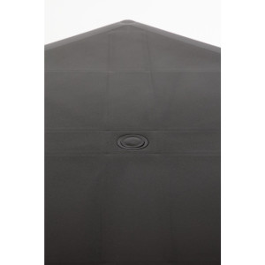 Mesa cuadrada con patas de aluminio negro 750mm - Bolero - Fourniresto