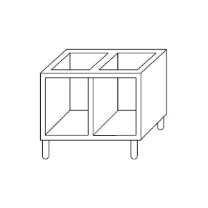 Armario Abierto 650 - Gastro M