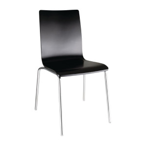 Silla respaldo cuadrado negra - Juego de 4 - Bolero - Fourniresto