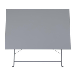 Mesa de terraza plegable gris - 1100 x 700 mm - Bolero