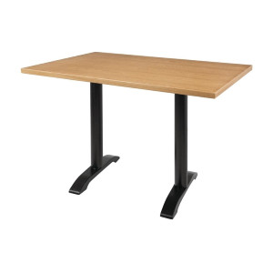 Tablero de mesa de fresno natural 700 x 1100 mm Bolero para cocina profesional