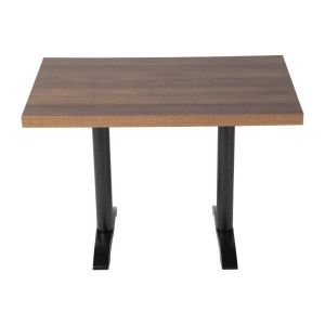 Mesa de madera de roble rústico de 700 mm Bolero: Calidad y elegancia para tu espacio.