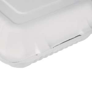 Cajas compostables de bagazo de caña de azúcar de 223 mm - Lote de 200, ecológicas