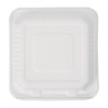 Cajas de bisagra compostables de Bagazo 236mm - Lote de 200