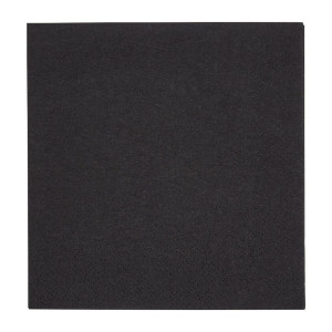 Cocktail Napkins 2 Ply Black - Pack of 4000 | Superior Quality