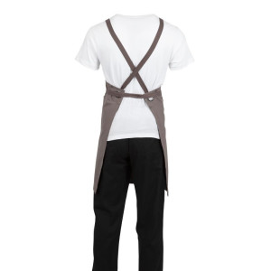 Delantal de algodón gris lavado: comodidad y estilo culinario