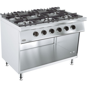 Horno Profesional 700 a Gas - 6 Quemadores - CombiSteel
