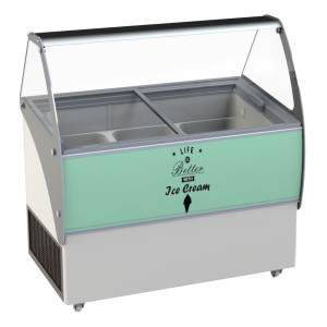 Vitrina de helados - Estática - 10 x 5 L - CombiSteel