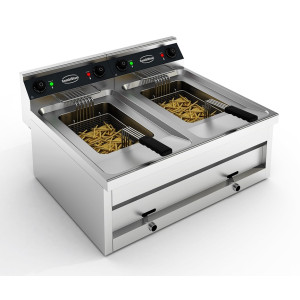 Freidora Eléctrica CombiSteel - Freidora profesional 24L