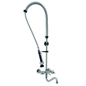 Ducha de Vajilla Bi-Agujero de Montaje en Pared - ¡Calidad CombiSteel!