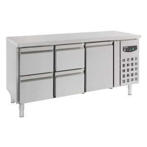 Mesa Refrigerada Positiva GN 1/1 - 417 L - CombiSteel: Almacenamiento profesional óptimo