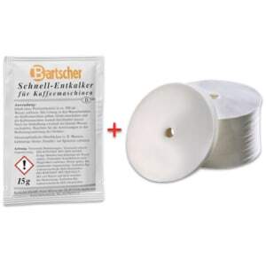 Paquete descalcificador y filtros para Percolador Regina 90 y Pro 100T