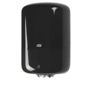 Dispensador negro Tork para rollo de extracción central Elevation: Higiene profesional óptima