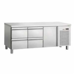 Mesa Refrigerada 1/1GN - 4 Cajones - 1 Puerta - 1 Estante - Bartscher