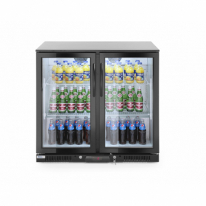 Barra trasera refrigerada de doble puerta - 180 L - Marca HENDI - Fourniresto