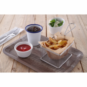 Cesta de patatas fritas en miniatura - 255 x 135 mm
