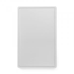 Tabla de cortar HACCP - GN 1/1 - Blanca - 15 mm de espesor