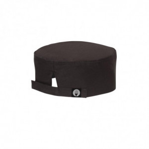 Gorro de cocina negro Cool Vent - Talla única - Chef Works - Fourniresto