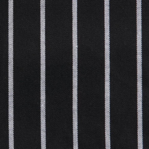 Premium Woven Bib Apron with Black and White Stripes - Chef Works - Fourniresto