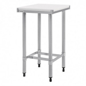 Mesa de corte de acero inoxidable 900 mm - Vogue - Fourniresto