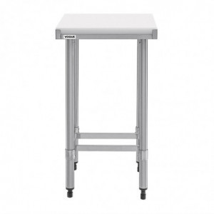 Mesa de corte de acero inoxidable de 500 mm - Vogue - Fourniresto
