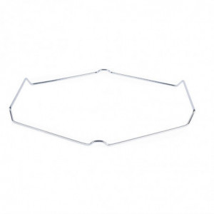 Piedra para pizza rectangular con soporte 380 x 305 mm - FourniResto - Fourniresto