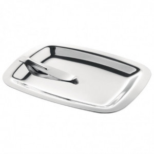 Bandeja de acero inoxidable con clip 150 x 120 mm - Olympia - Fourniresto