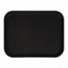 Bandeja rectangular antideslizante de fibra de vidrio Camtread negro 45,7 cm - Cambro - Fourniresto