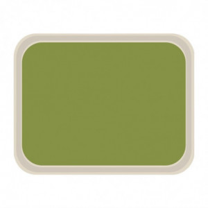 Bandejade servicio de poliéster estándar 470x360mm verde - Roltex - Fourniresto