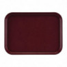 Bandeja rectangular antideslizante de fibra de vidrio EpicTread Bordeaux 350mm - Cambro - Fourniresto