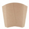 Medium compostable kraft French fry sleeves - Pack of 1000 - Colpac - Fourniresto