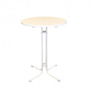 Mesa alta Limburg Blanco 80 cm - FourniResto - Fourniresto