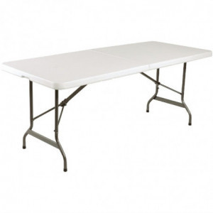Mesa plegable central blanca 1829mm - Bolero - Fourniresto