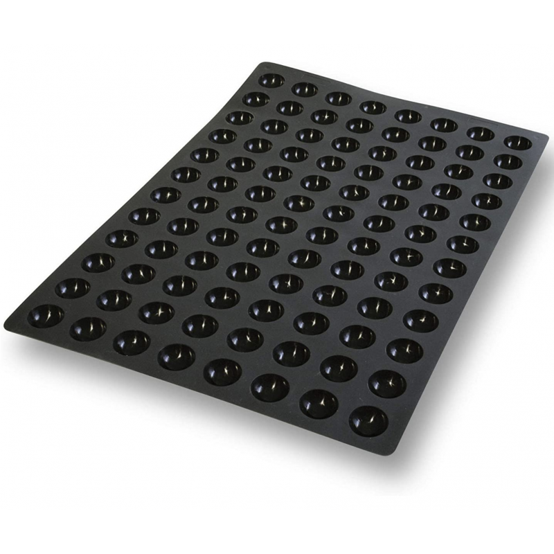 Molde de silicona para pasteles en forma de mini semiesfera - 96 piezas - Lacor
