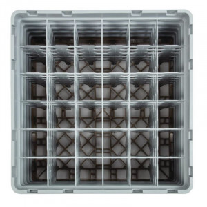 Casier À Verres 36 Compartiments Camrack Beige - L 500 x P 500mm - Cambro