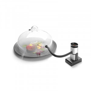 Cloche Plate en Verre avec Aération -  ø 260 mm