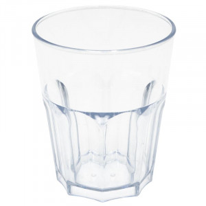 Vaso de agua reutilizable de SAN - 29 cl - Lote de 8
