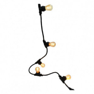 Guirnalda de luces exterior con bombilla de filamento conectable - Link Me Light - Lumisky