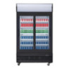 Vitrina refrigerada positiva para bebidas - Puertas correderas - 950 L - Polar